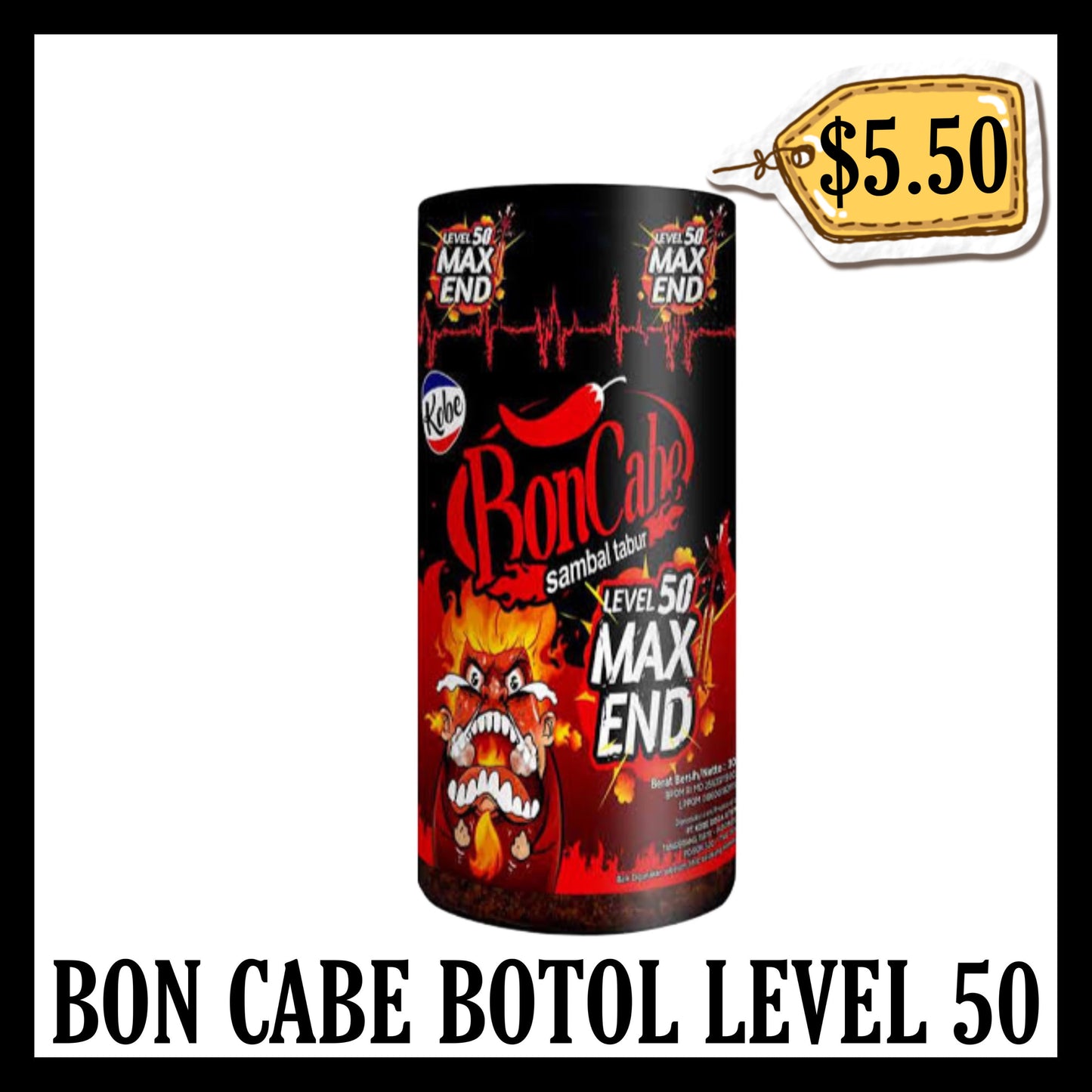 Bon Cabe Botol Level 50 (BBD 06 MAR 2028)