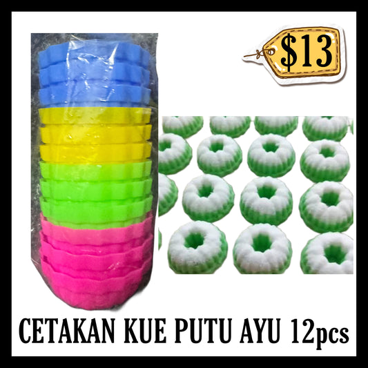 Cetakan Kue Putu Ayu 12pcs