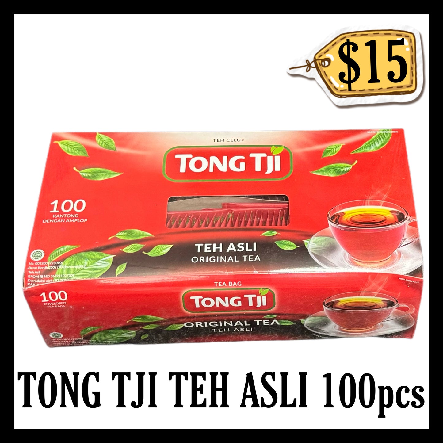 Tong Tji Teh Asli 100pcs (BB END MAY 2026)