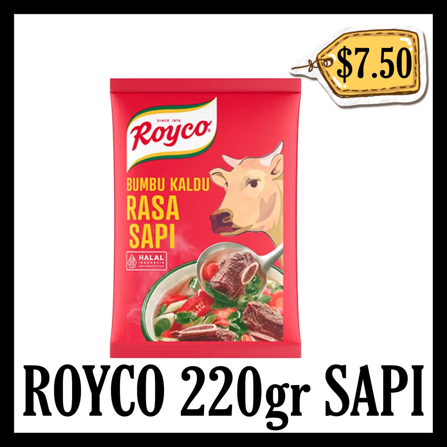 Royco 220gr Sapi (BBD 29 NOV 2026)