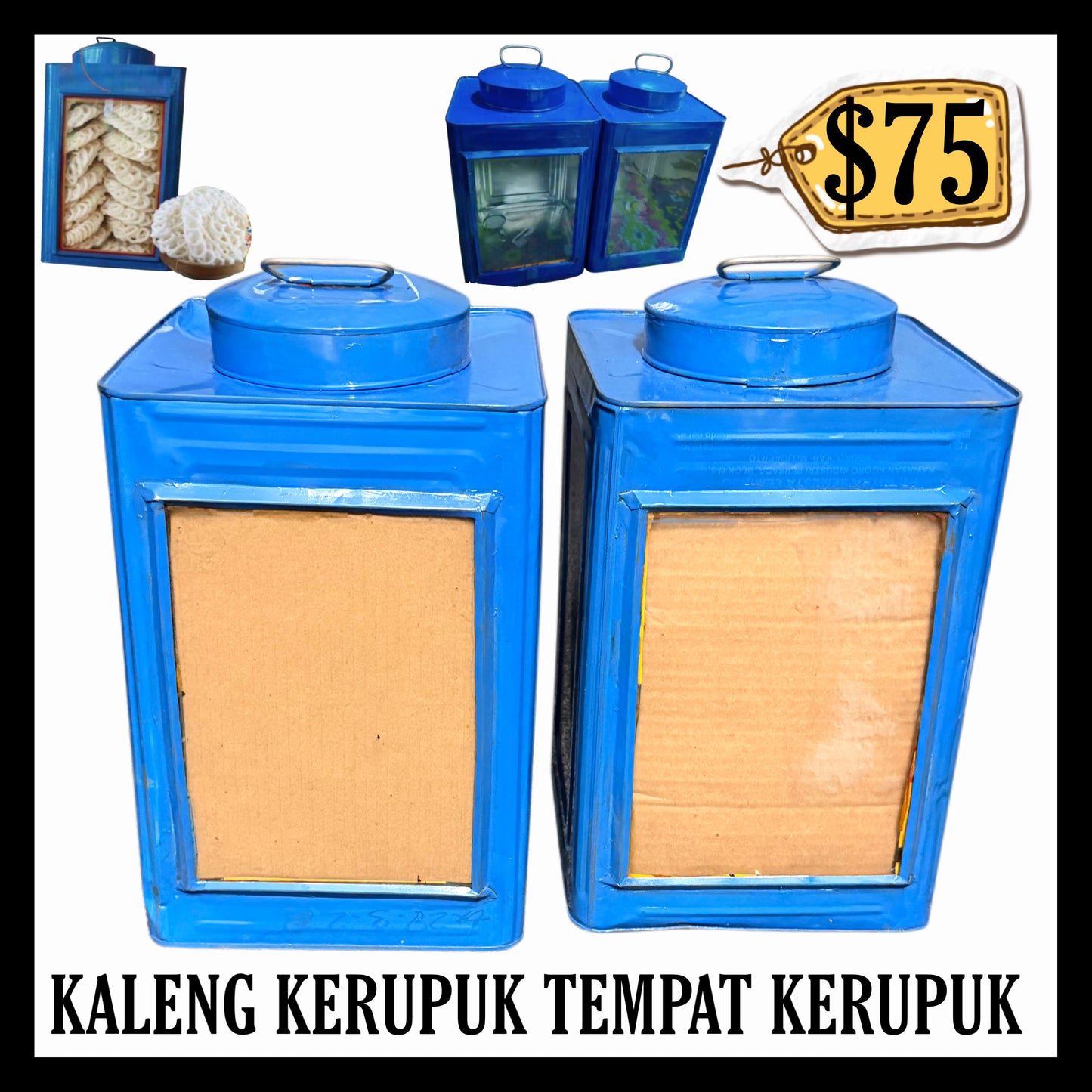 Kaleng Kerupuk / Tempat Kerupuk
