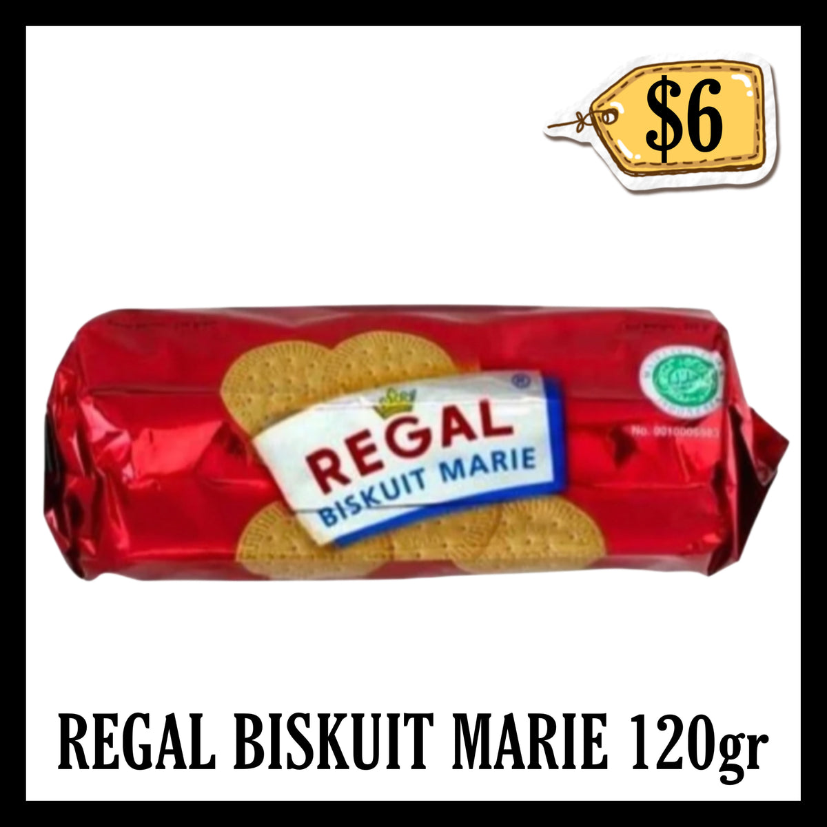 Regal Biskuit Marie 120gr (BBD 11 NOV 2027)