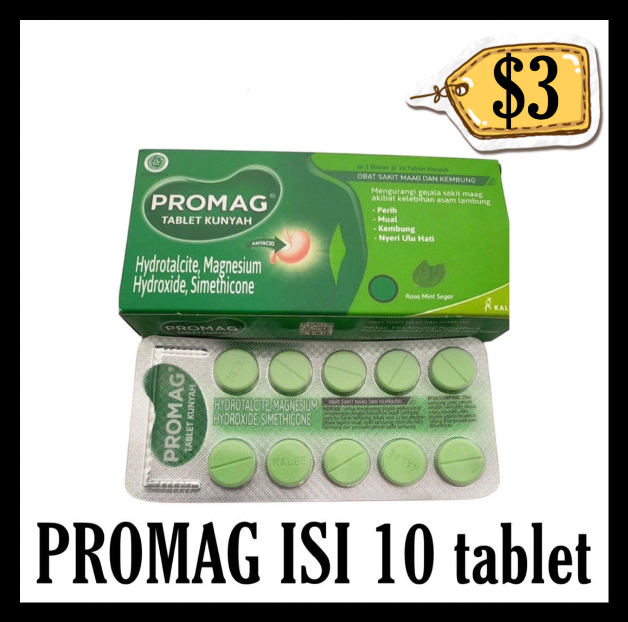 Promag isi 10 tablet (BB END FEB 2026)