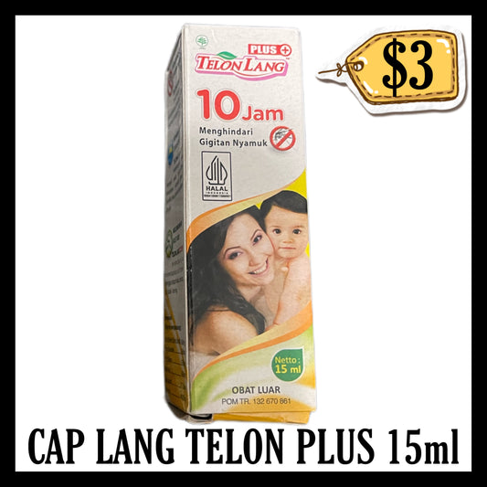 Cap Lang Telon Plus 15ml (BB END DEC 2027)