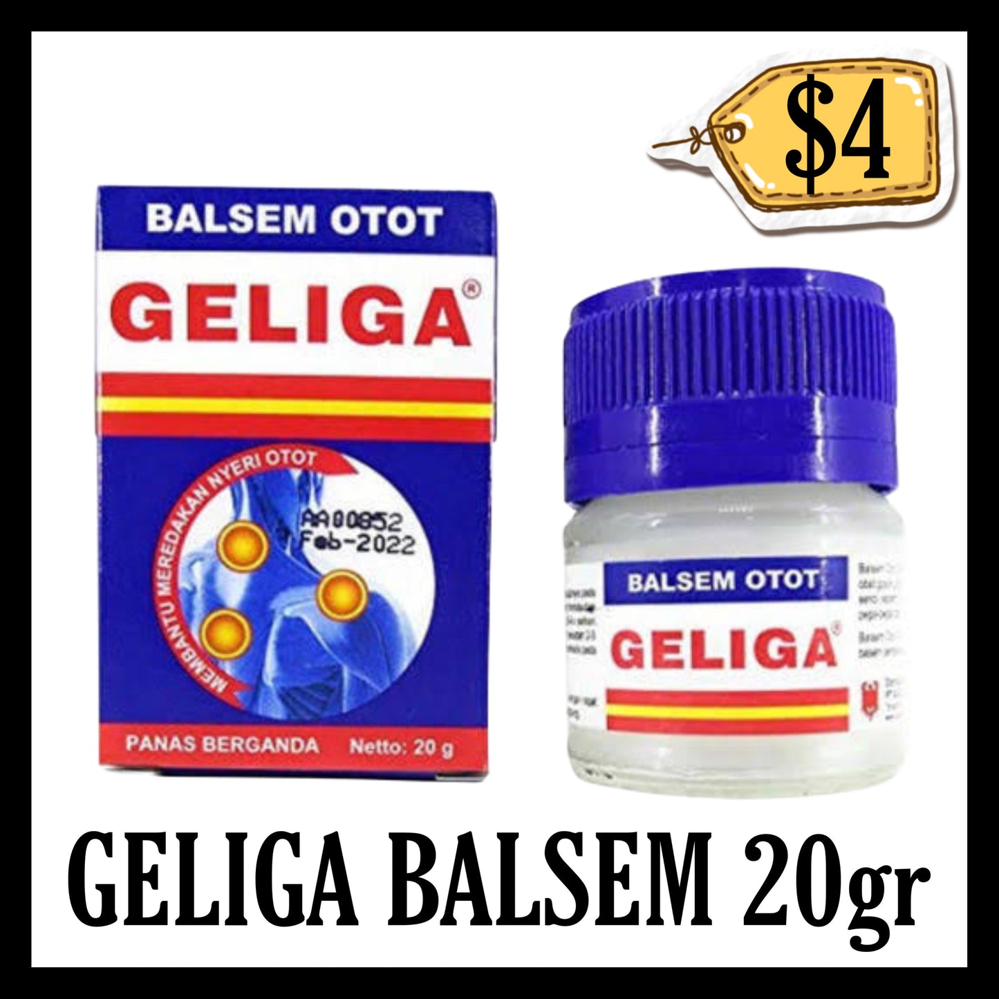 Geliga Balsem 20gr (BBD END JUN 2031)