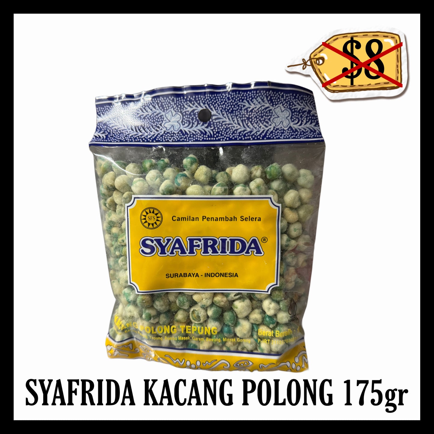 (SALE 20% OFF) Syafrida Kacang Polong (BBD 23 AUG 2026)