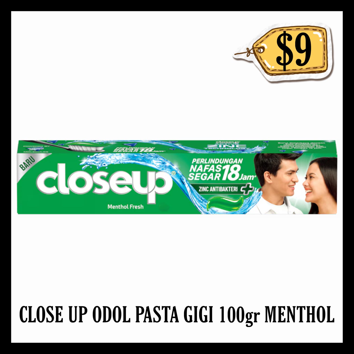 Close Up Odol Pasta Gigi 100gr Menthol Fresh (BBD 10 OCT 2028)