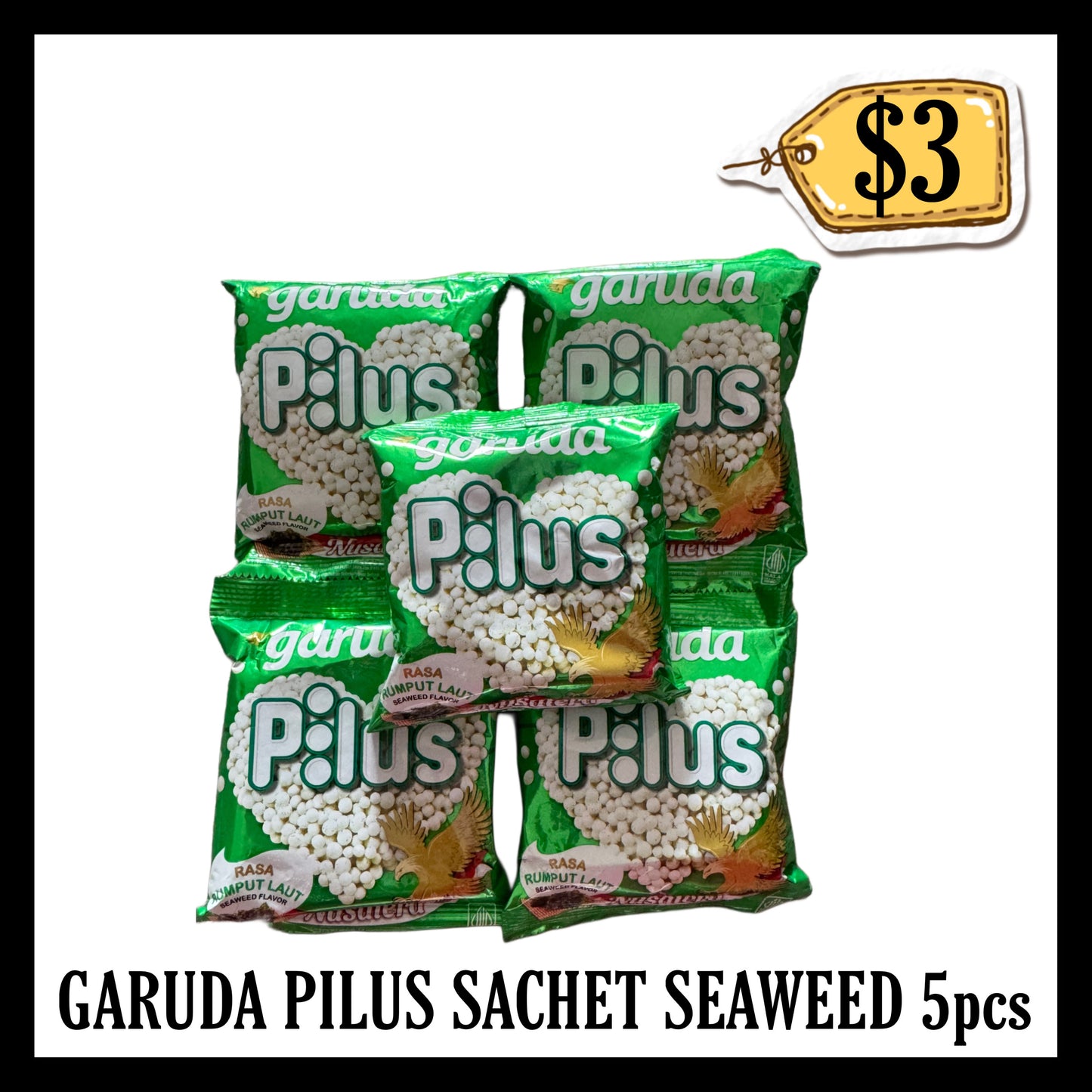Garuda Pilus Sachet Seaweed 5pcs