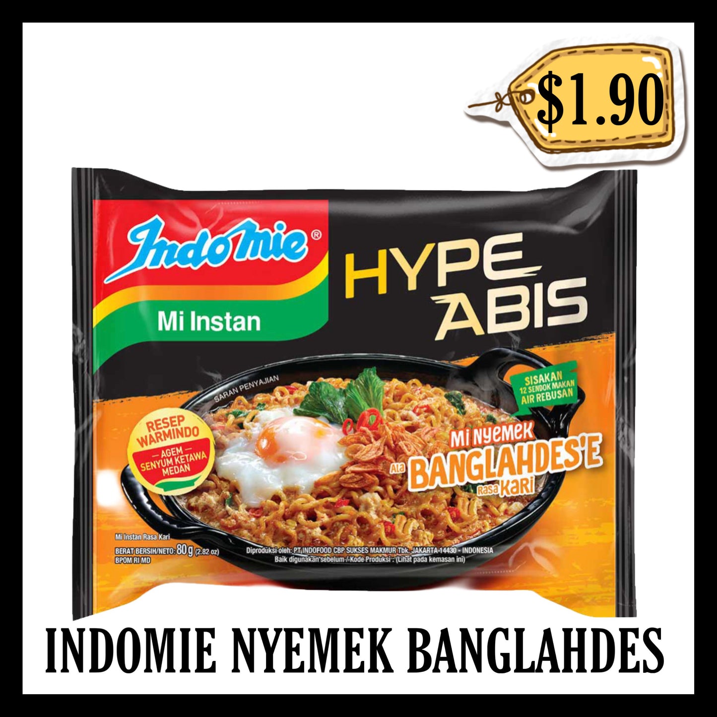Indomie Kuah Mi Nyemek Ala Banglahdes Rasa Kari (BBD 01 OCT 2026)