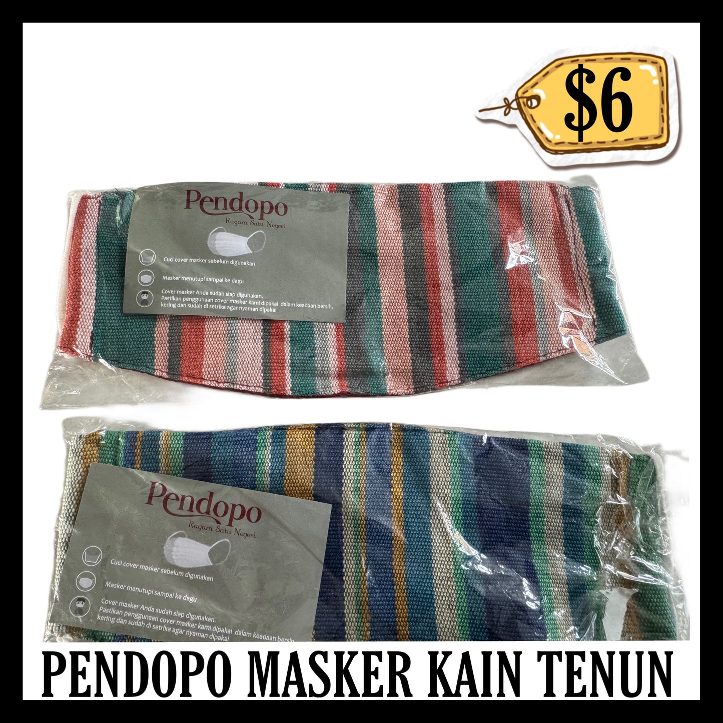 Pendopo Masker Kain Tenun