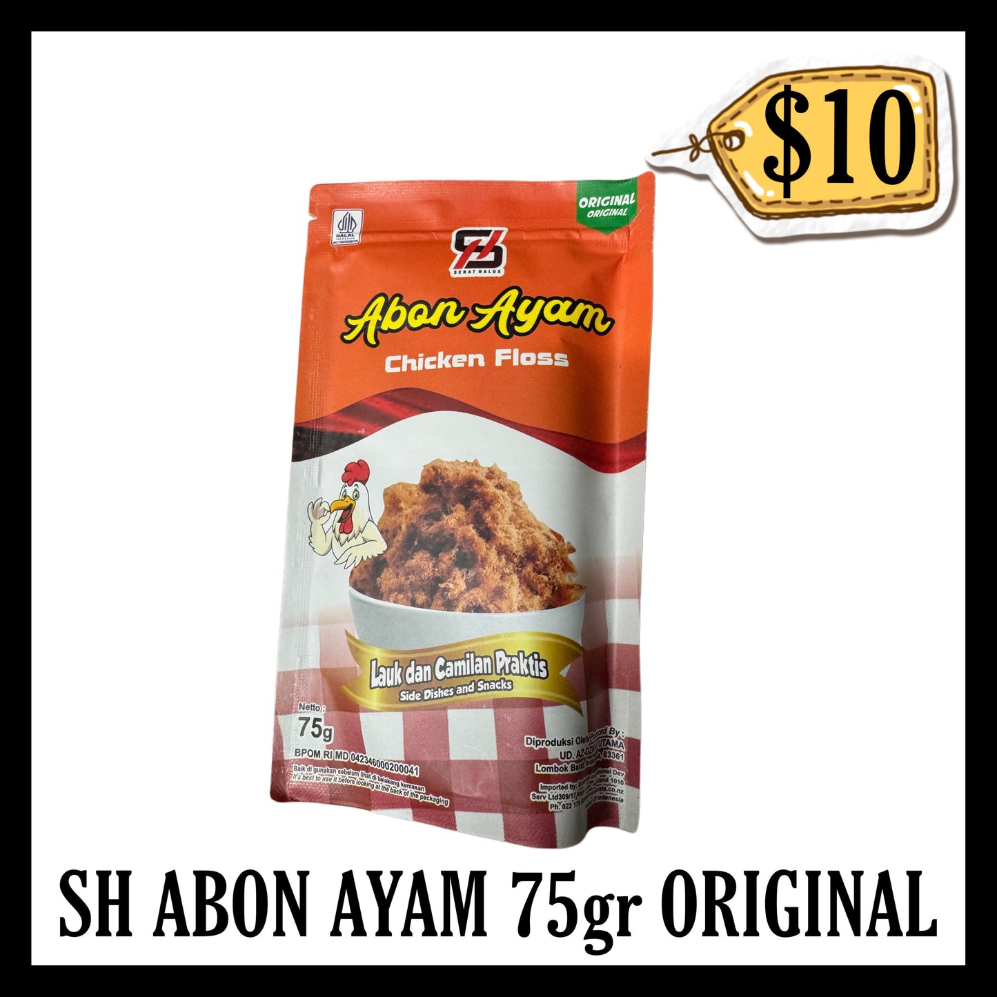 Sh Abon Ayam 75gr Original (BBD 25 AUG 2026)