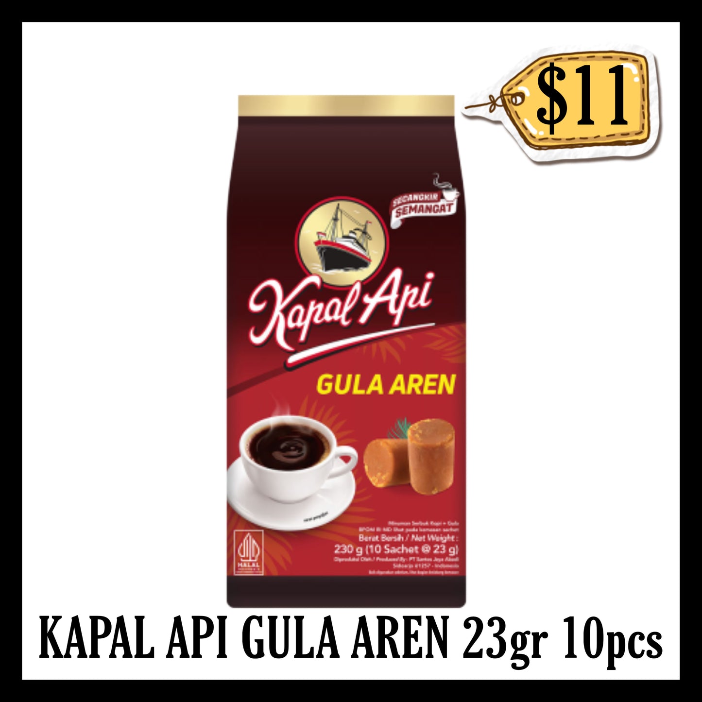 Kapal Api Gula Aren 10pcs (BBD 15 NOV 2026)