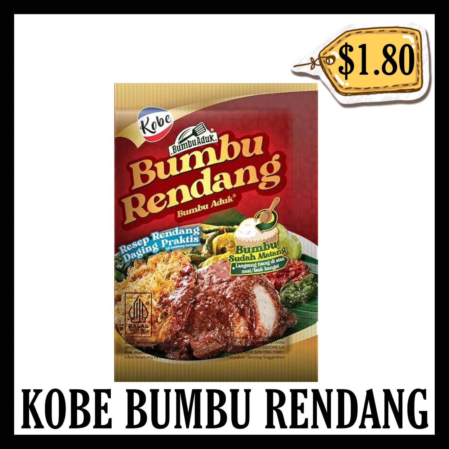 Kobe Bumbu Rendang (BBD 19 JAN 2027)