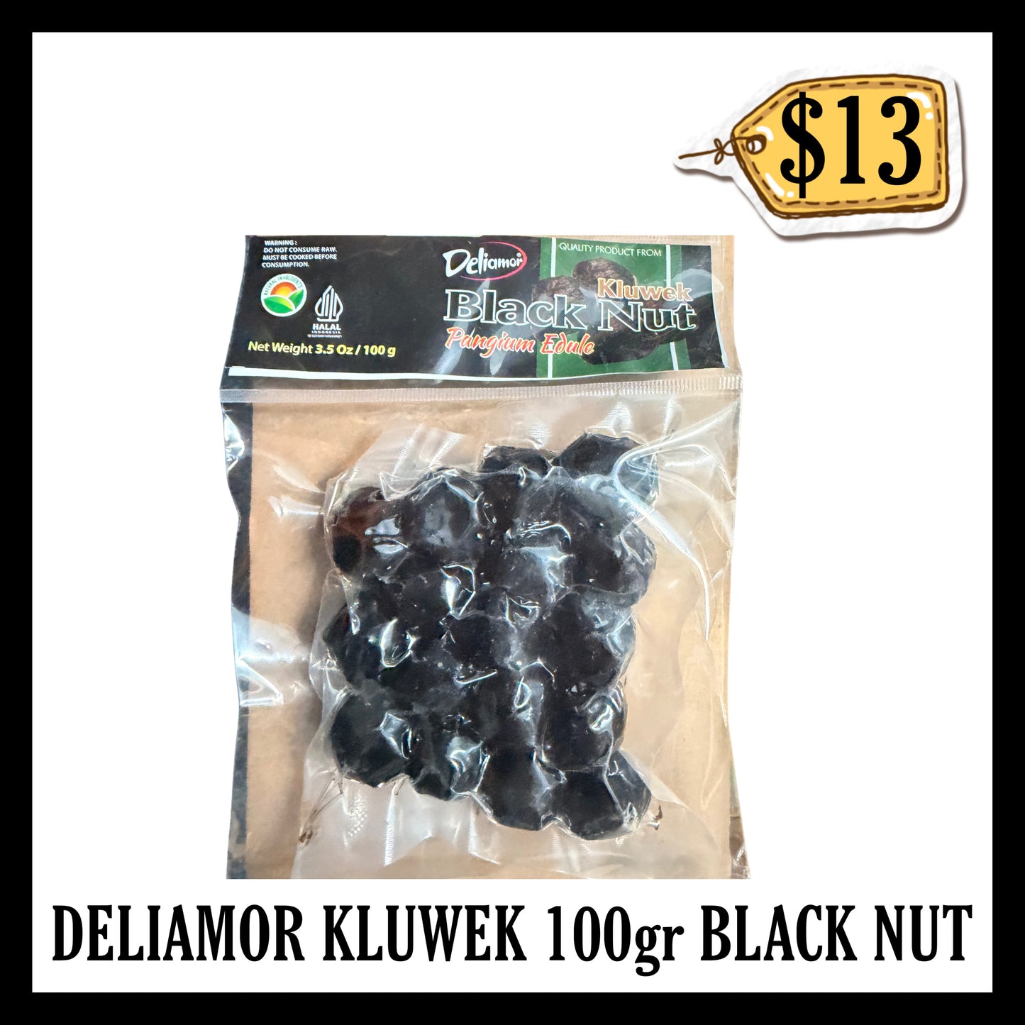 Deliamor Kluwek 100gr Black Nut (BBD 10 NOV 2027)