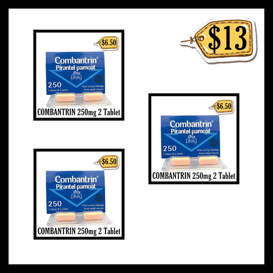 Combantrin 250 (BUY 2 GET 1 FREE)(BB END OCT 2026)
