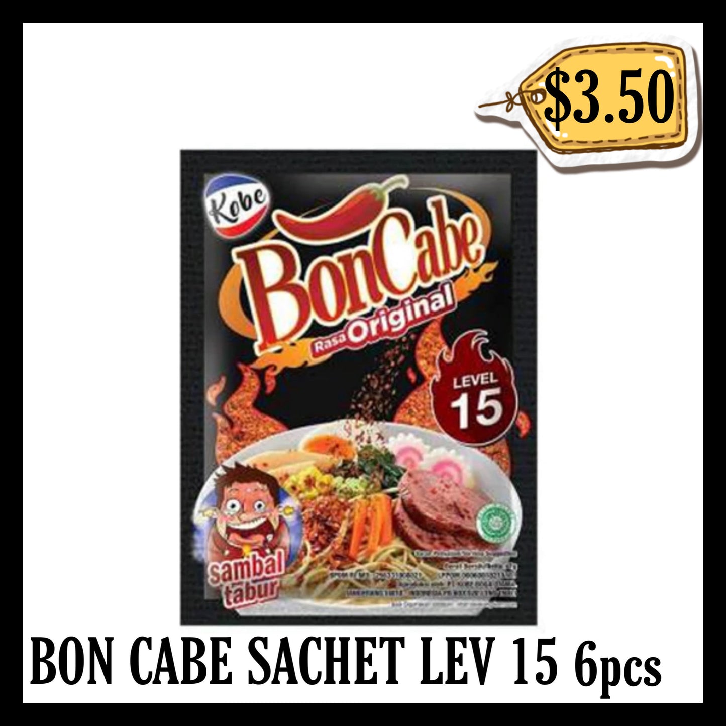 Bon Cabe Sachet Level 15 6pcs (BBD 09 MAR 2028)