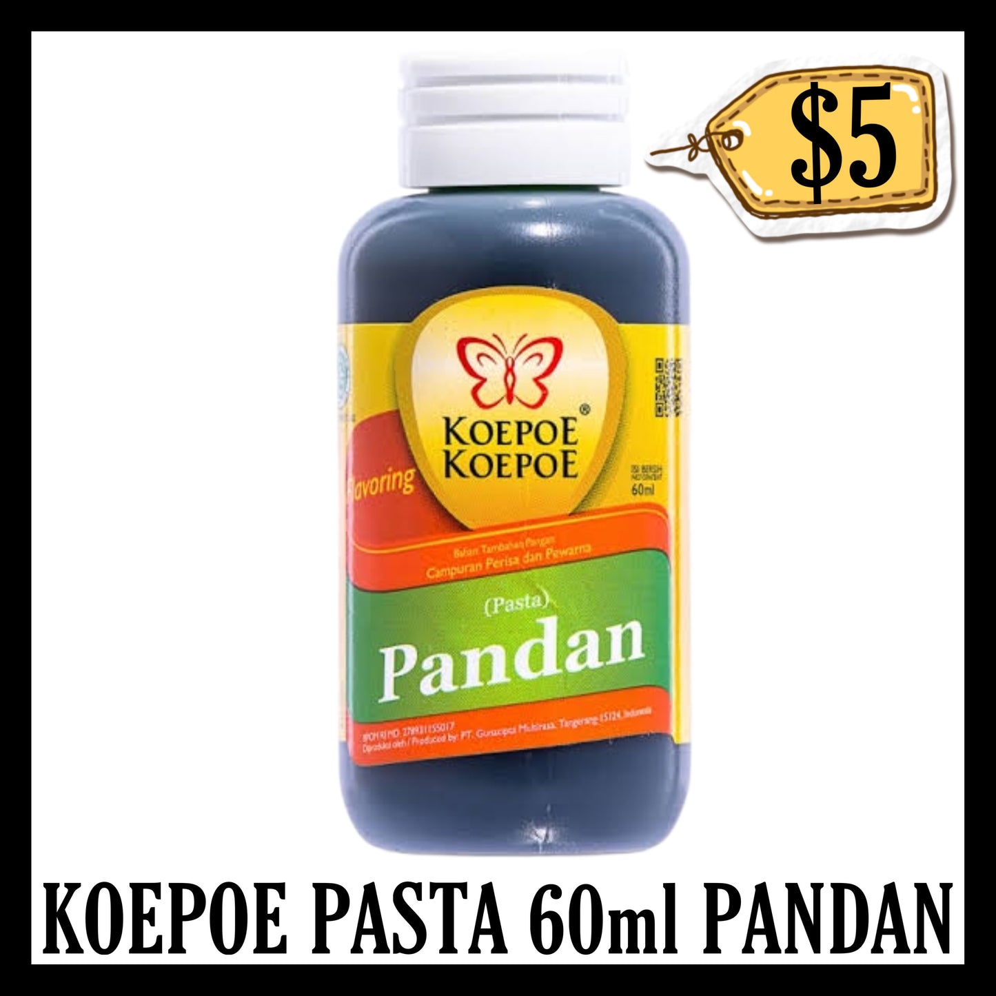 Koepoe Koepoe Pasta 60ml Pandan (BB 27 SEP 2026)