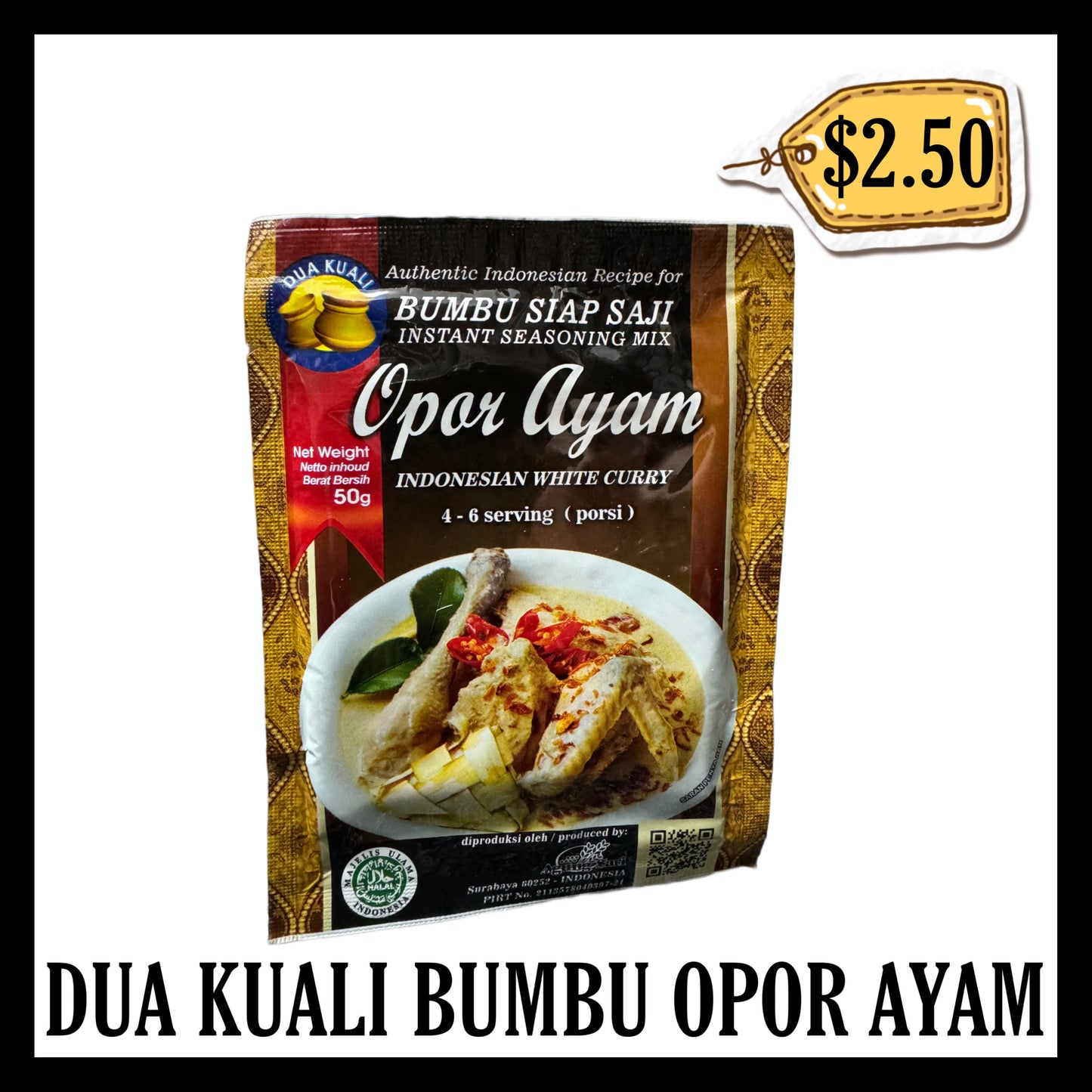 Dua Kuali Bumbu Opor Ayam (BB 01 MAY 2027)