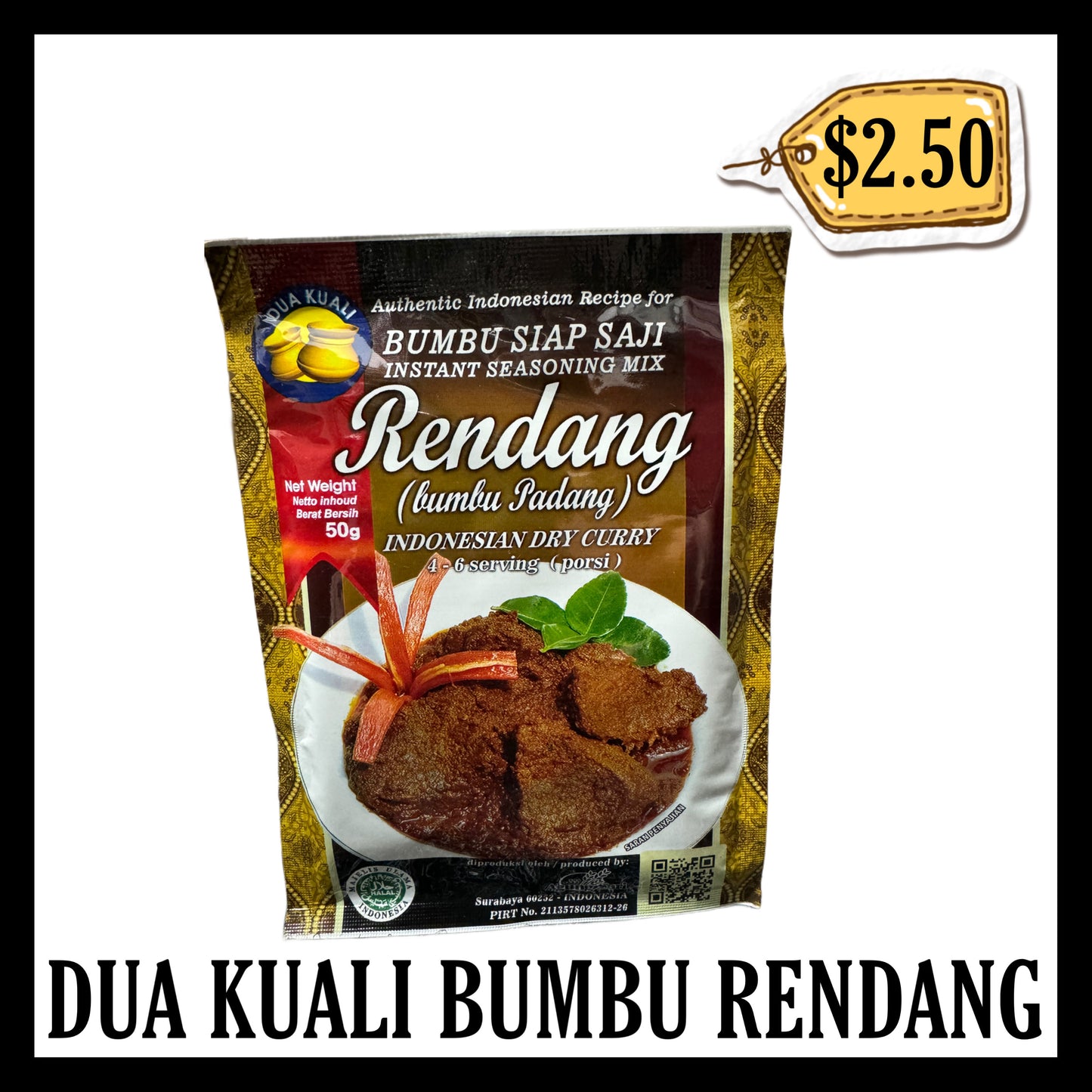 Dua Kuali Bumbu Rendang (BB 01 MAY 2027)