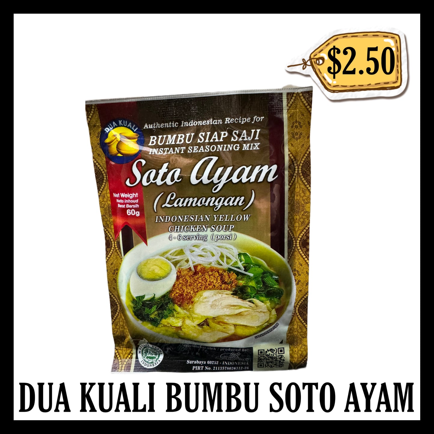 Dua Kuali Bumbu Soto Ayam (BBD 15 OCT 2027)