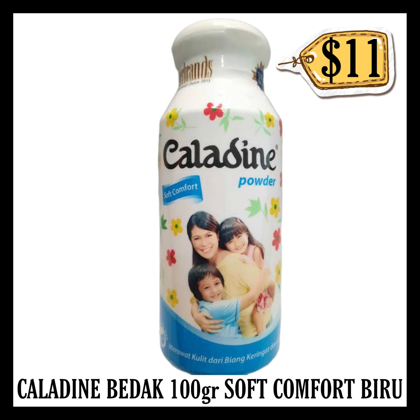 Caladine Bedak 100gr Soft Comfort Biru Besar (BB END JUN 2028)