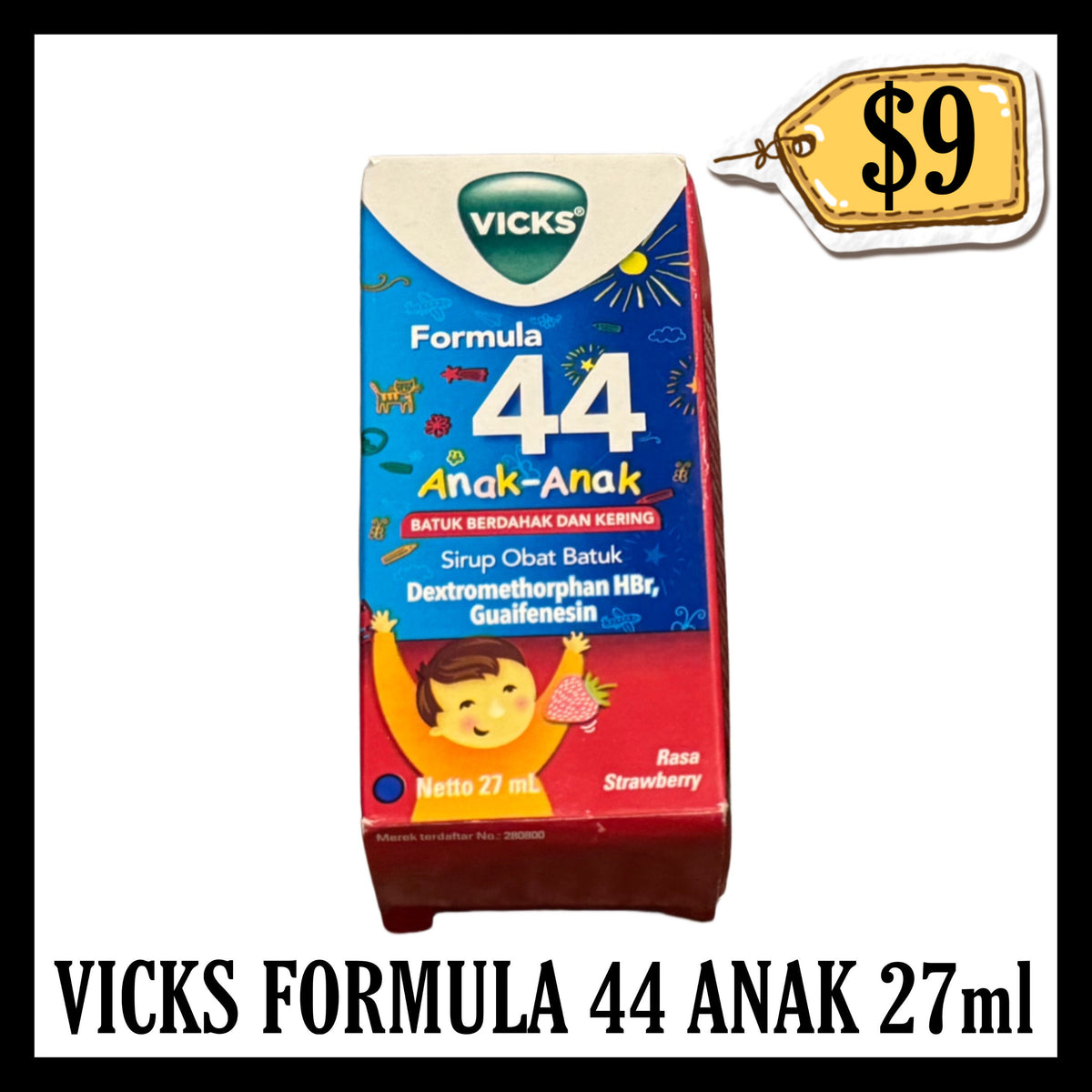 Vicks Formula 44 Anak 27ml (BBD 08 JAN 2028)