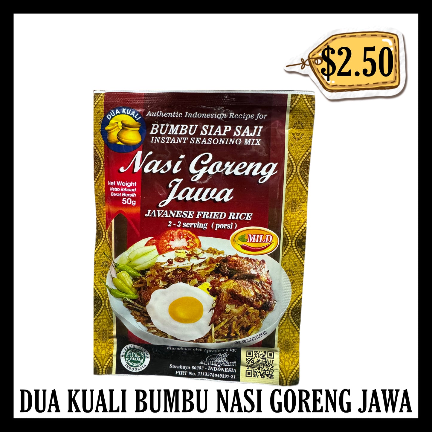 Dua Kuali Bumbu Nasi Goreng Jawa (BB 01 NOV 2026)