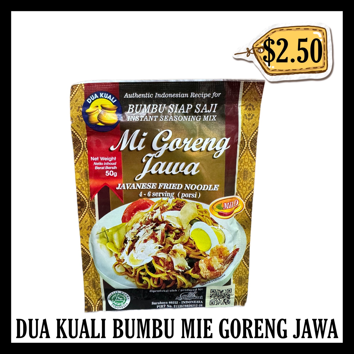 Dua Kuali Bumbu Mie Goreng Jawa (BB 01 NOV 2026)