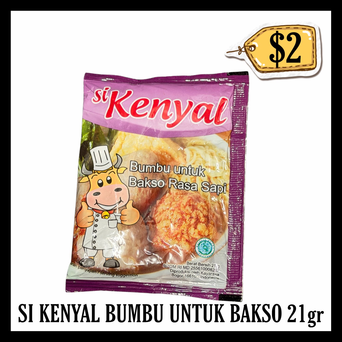 Si Kenyal Bumbu Untuk Bakso 21gr (BBD 06 SEP 2027)