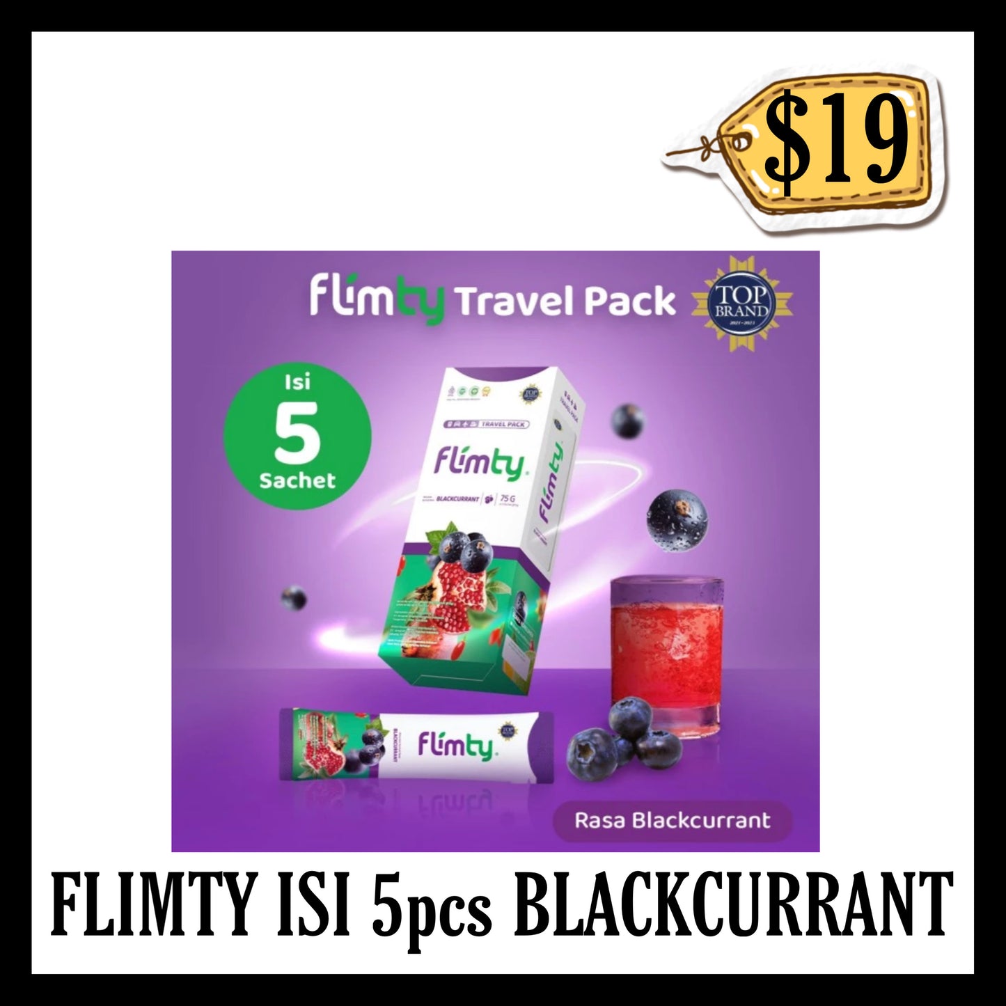 Flimty isi 5pcs Blackcurrant (BB 11 OCT 2026)