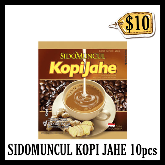 Sidomuncul Kopi Jahe 10pcs (BB END FEB 2026)
