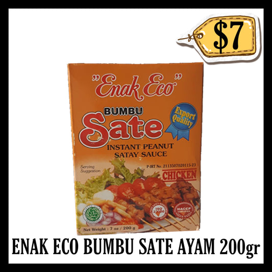 Enak Eco Bumbu Sate Ayam 200gr (BB 23 MAY 2026)