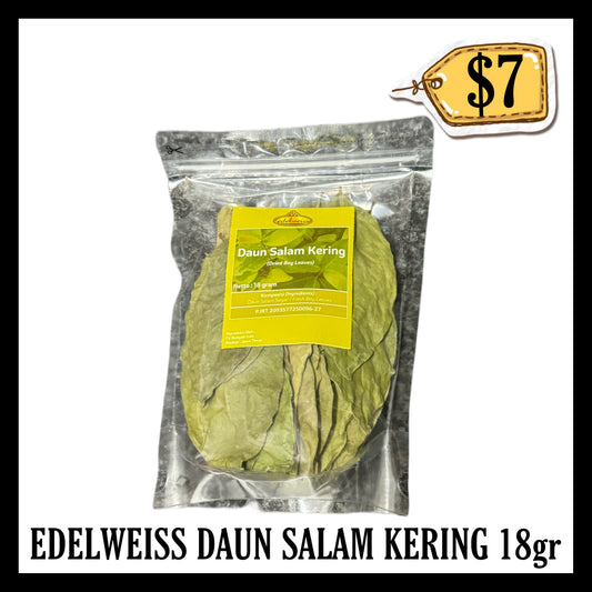 Edelweiss Daun Salam Kering 18gr (BB END FEB 2027)