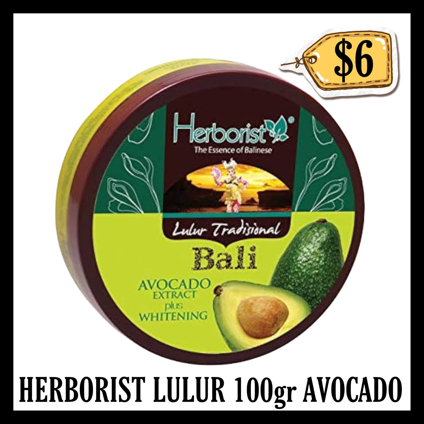 Herborist Lulur 100gr Avocado (BB END JAN 2027)