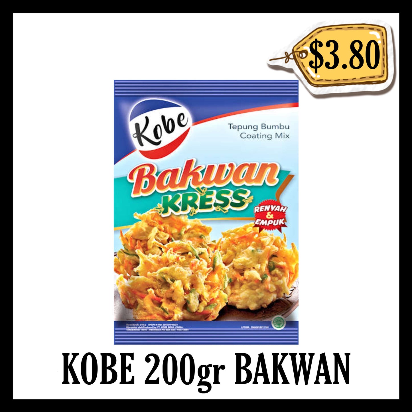 Kobe Tepung Bakwan 200gr (BB 16 DEC 2026)