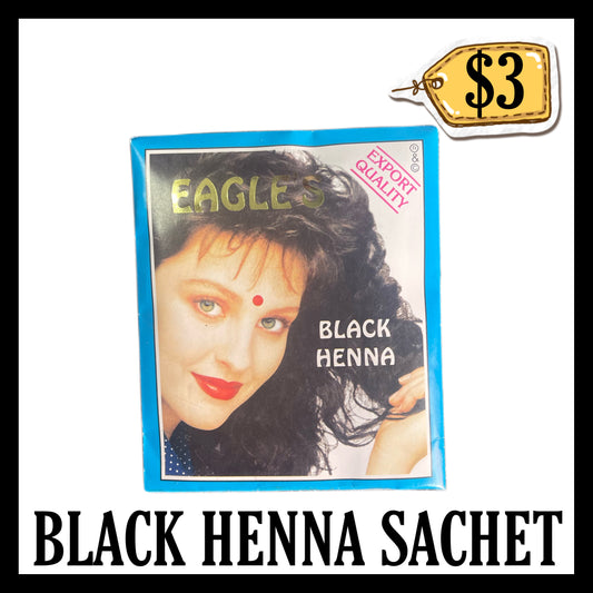 Eagle Henna Sachet Cat Rambut - Black (BB END FEB 2026)