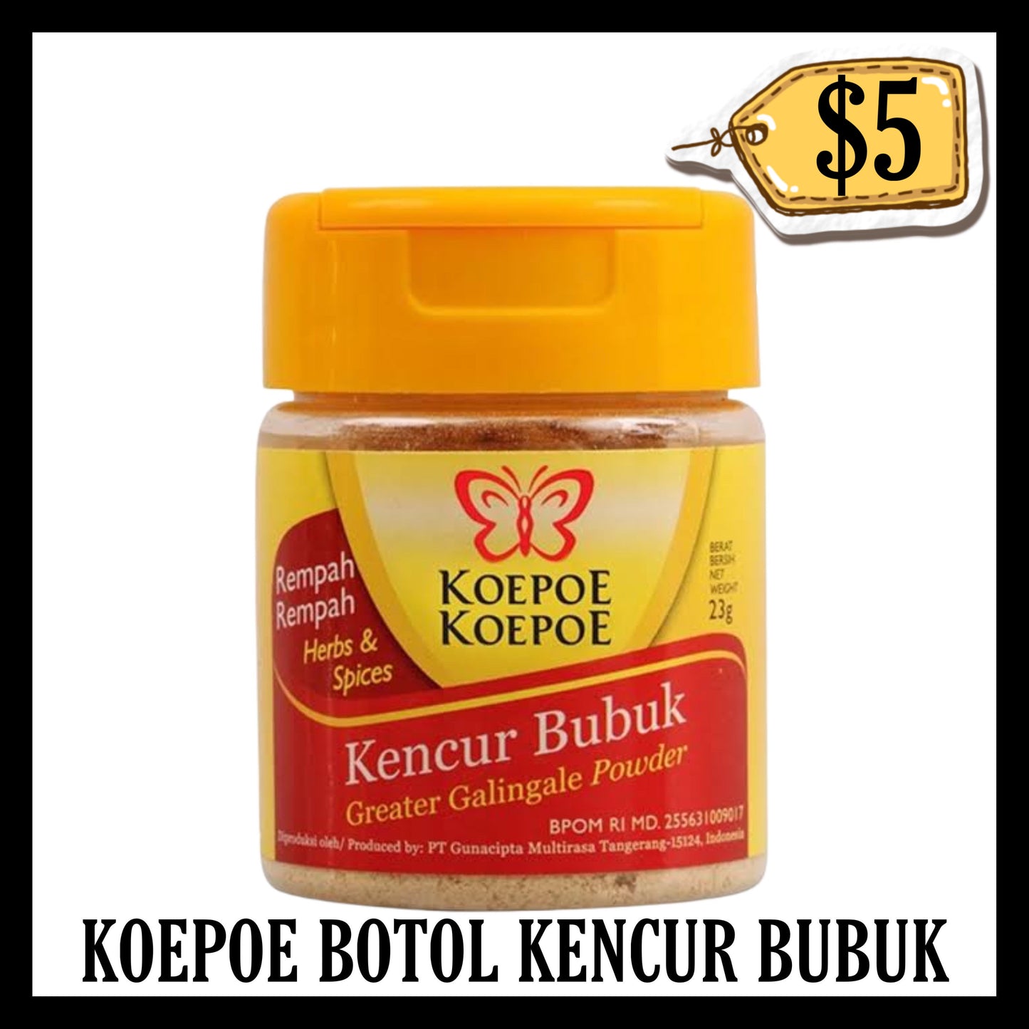 Koepoe Koepoe Kencur Bubuk (BBD 30 AUG 2026)