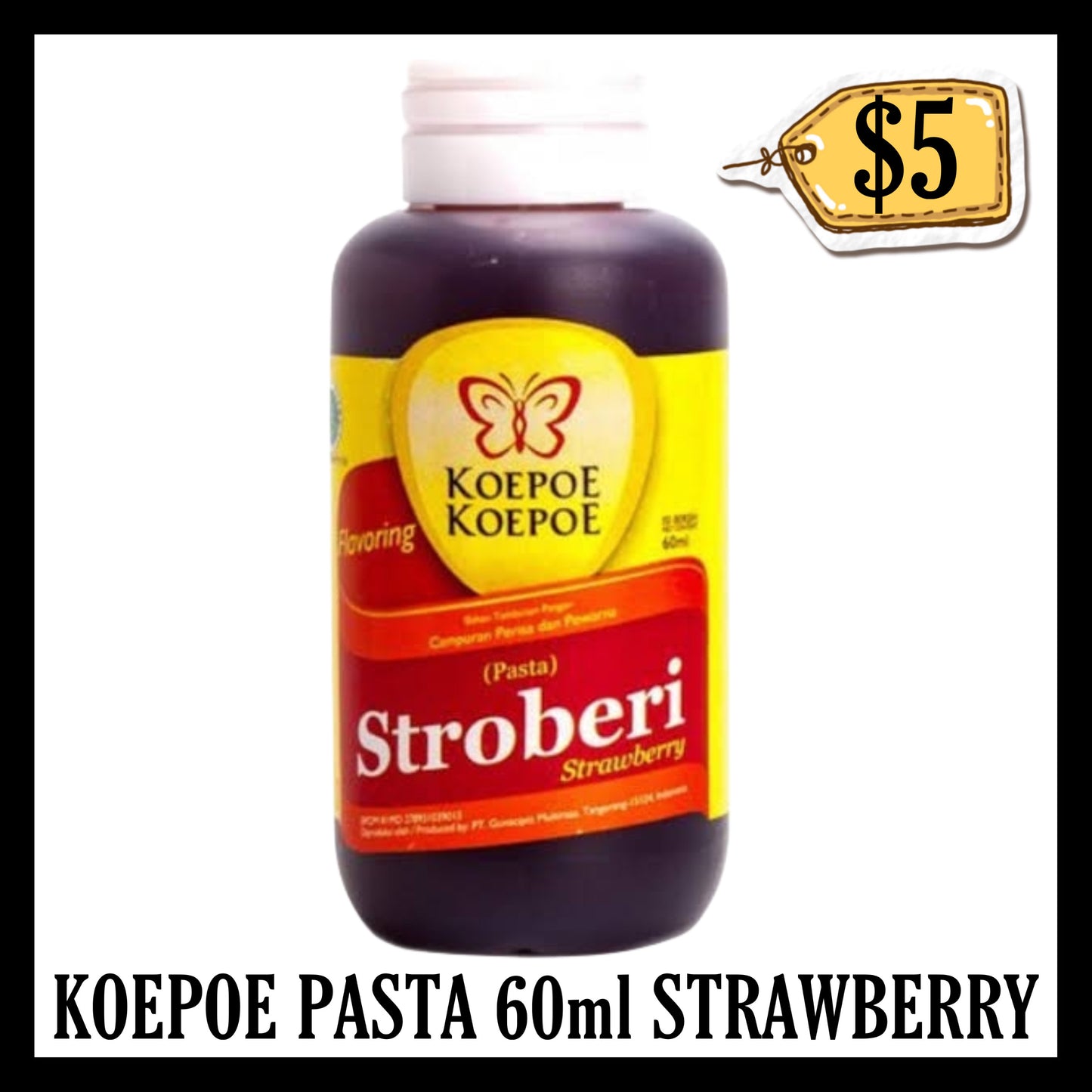 Koepoe Koepoe Pasta 60ml Strawberry (BB 19 MAR 2027)