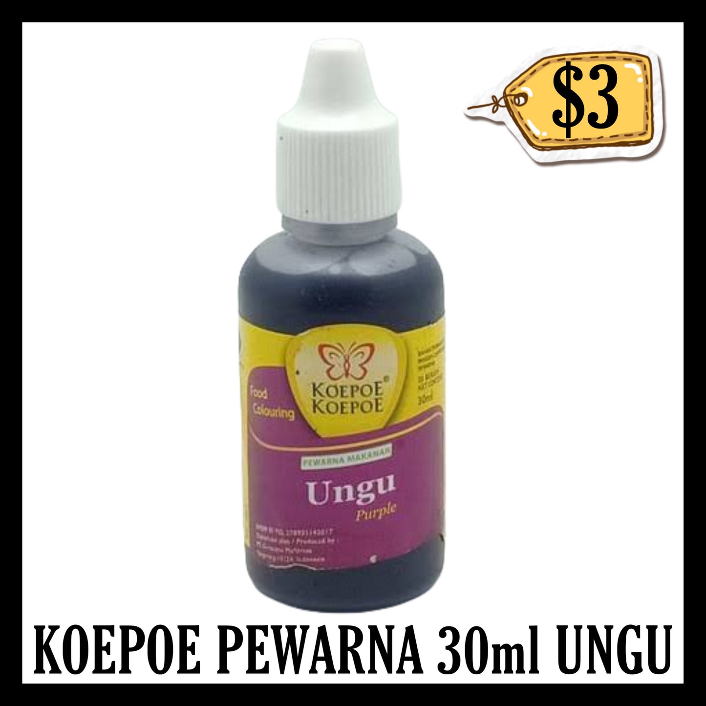 Koepoe Koepoe Pewarna 30ml Ungu (BB 26 APR 2029)