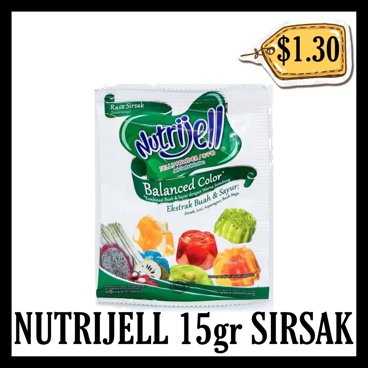 Nutrijell 15gr Balance Sirsak (BB END MAR 2026)