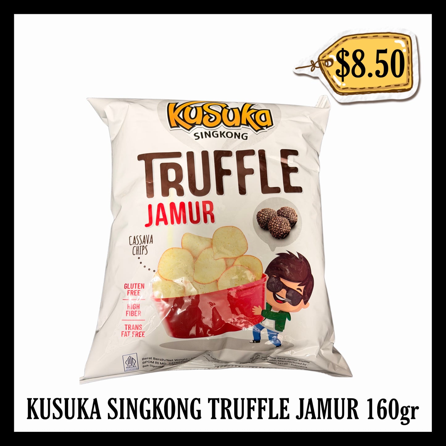 Kusuka Singkong Truffle Jamur 160gr (BBD 29 JUN 2027)