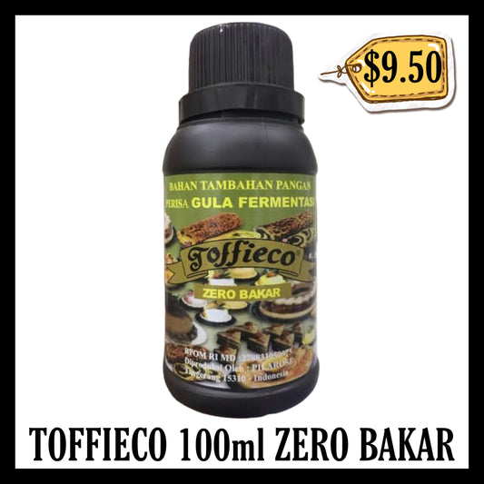 Toffieco 100ml Zero Bakar (BB 26 APR 2026)