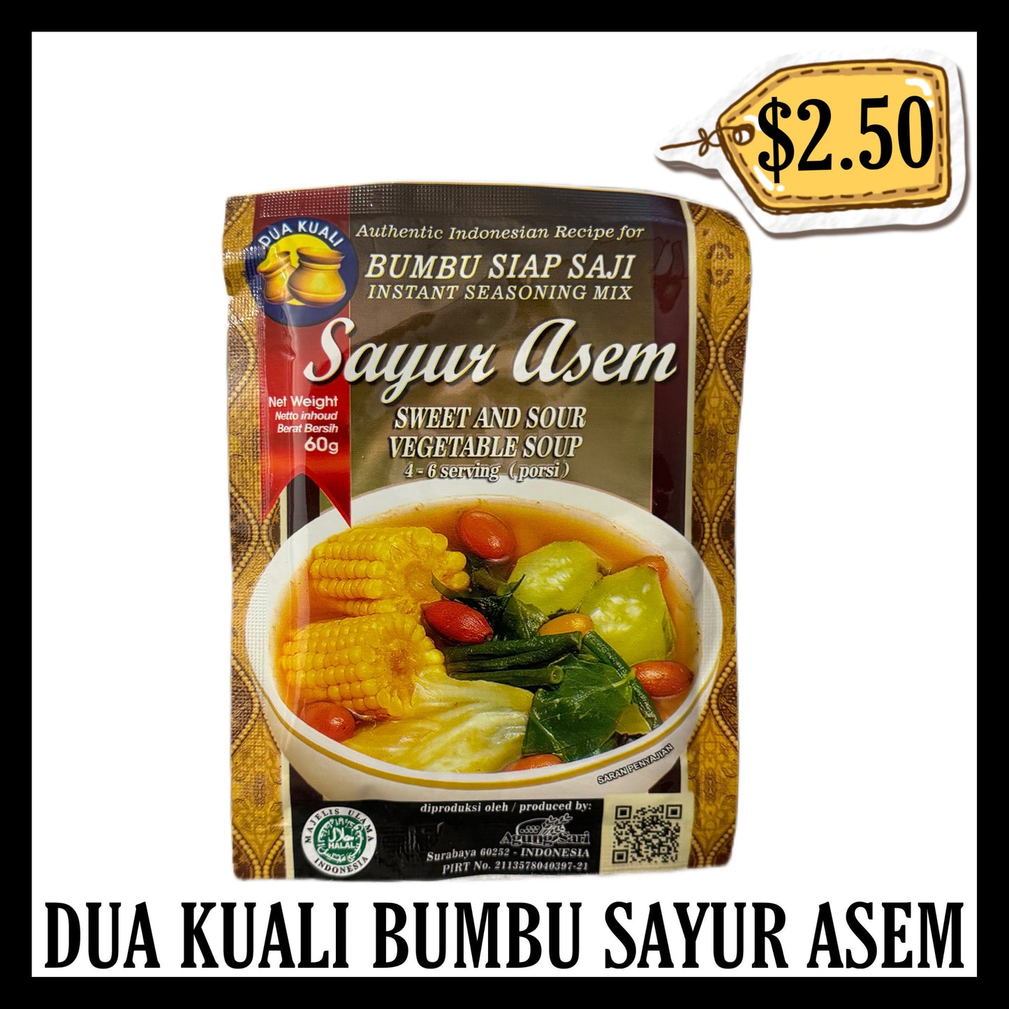 Dua Kuali Bumbu Sayur Asem (BBD 01 OCT 2027)