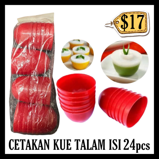 Cetakan Kue Talam Isi 24pcs
