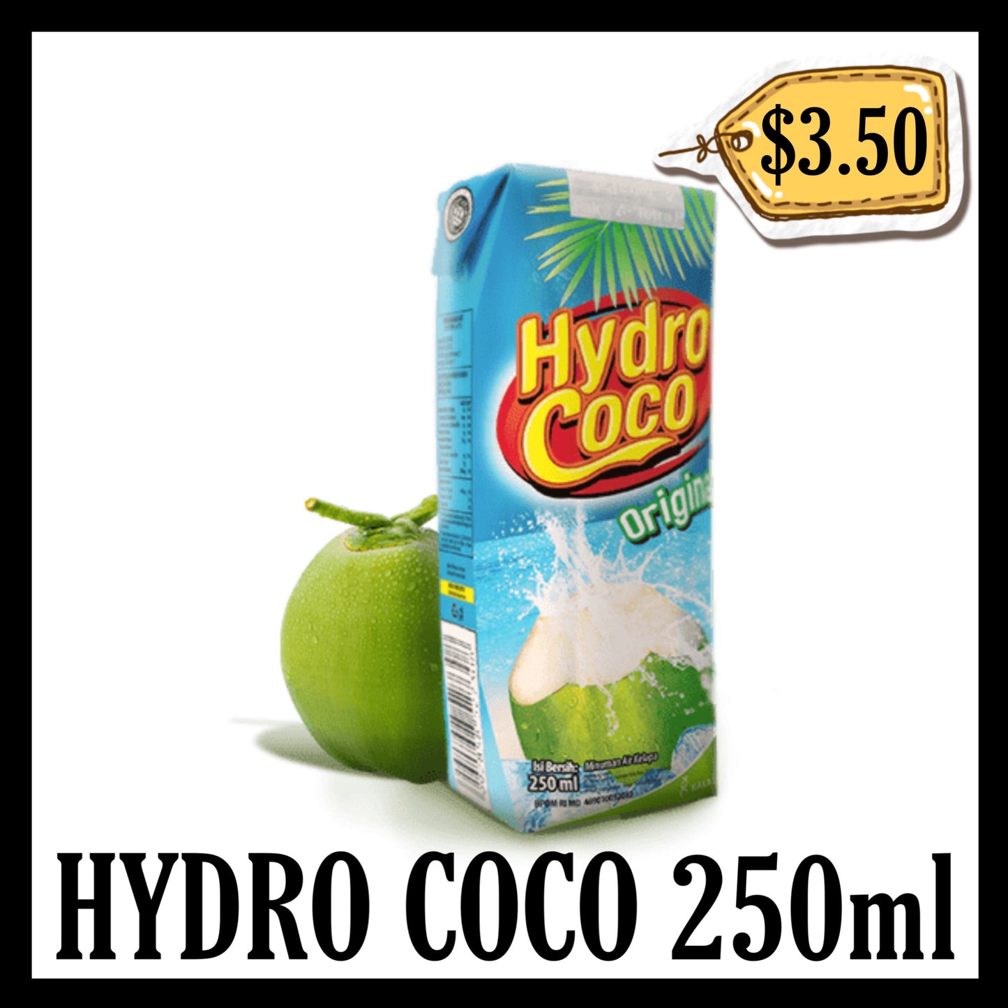 Hydro Coco 250ml (BB 22 DEC 2025)