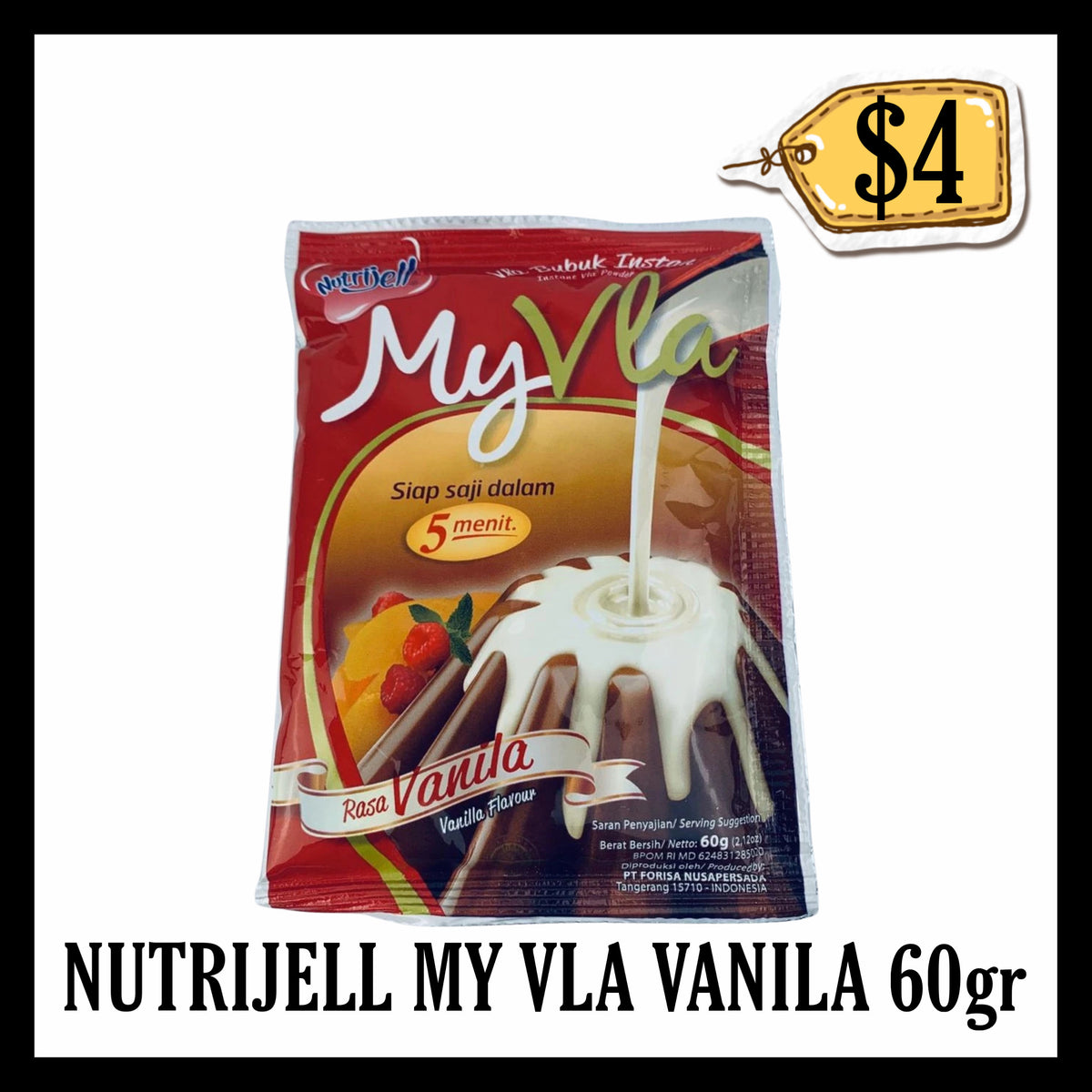Nutrijell My Vla Rasa Vanila 60gr (BBD END JAN 2028)