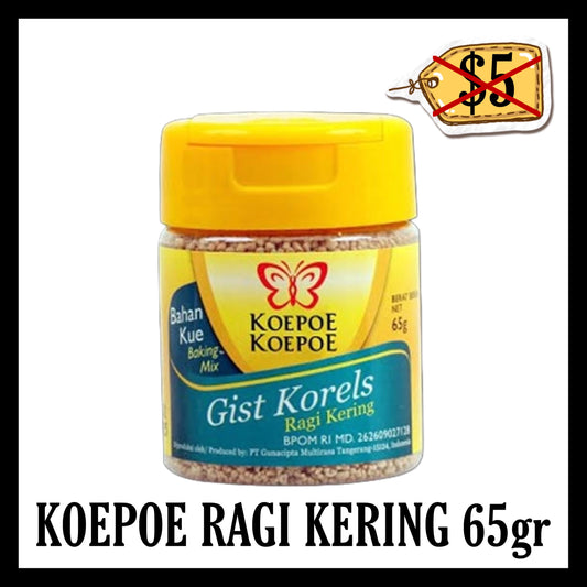 (SALE 20% OFF) Koepoe Koepoe Ragi Kering 65gr (BB 10 NOV 2025)