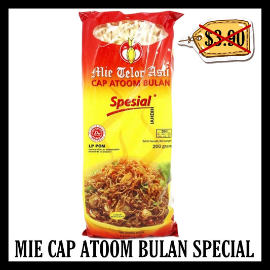 (SALE 20% OFF) Cap Atoom Bulan Mie Telor Special (BB 09 NOV 2025)
