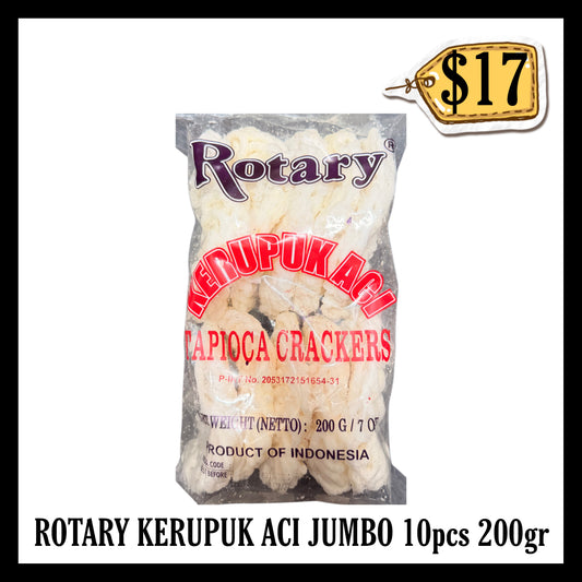 Rotary Kerupuk Aci Jumbo 10pcs 200gr (BBD 10 MAR 2027)