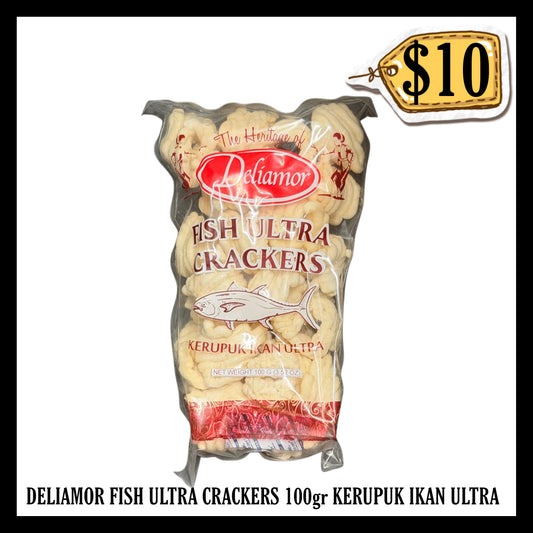 Deliamor Kerupuk Ikan Ultra 100gr Ready To Eat (BBD 10 SEP 2027)